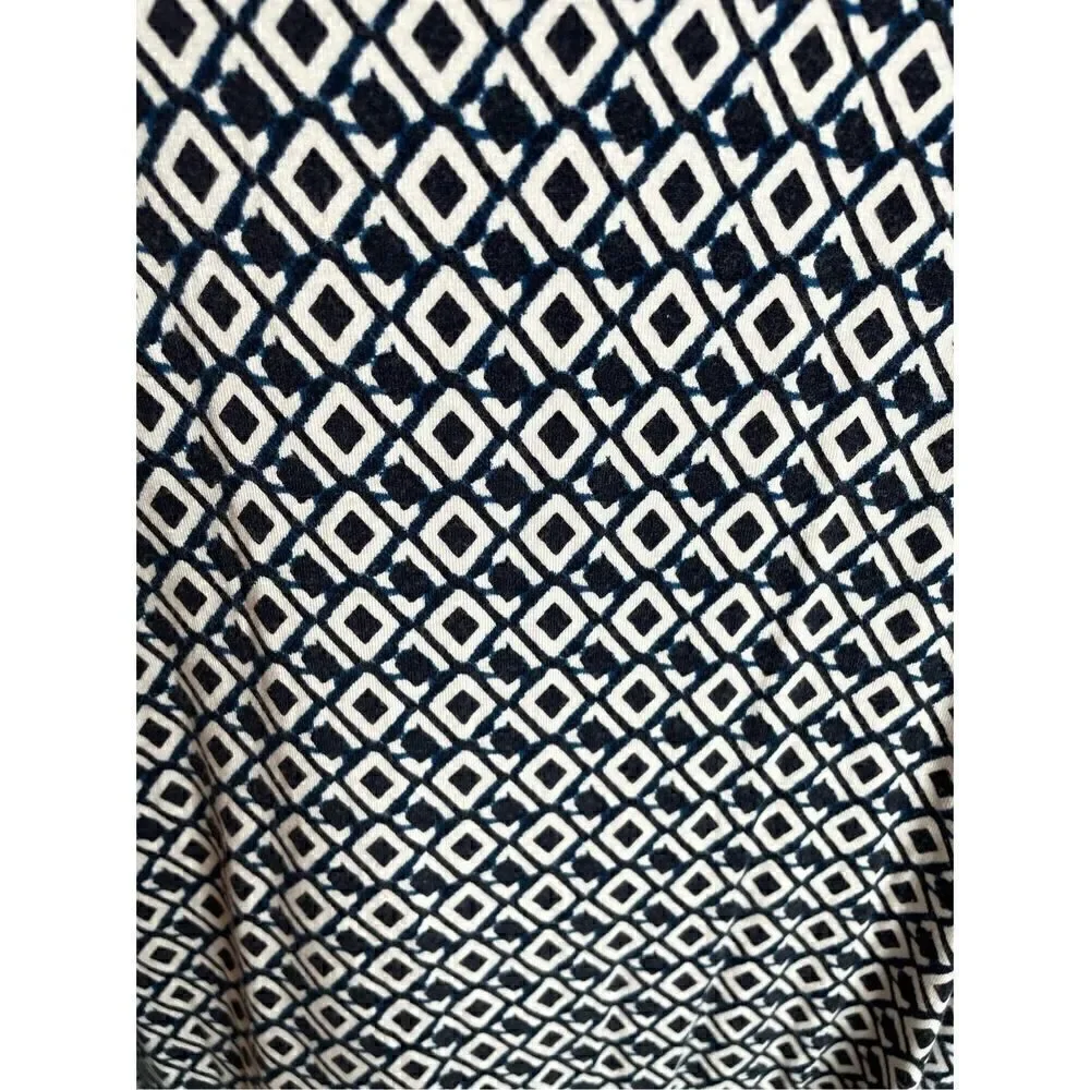 Ann Taylor Petite Blue and White Skirt-SMALL PETITE